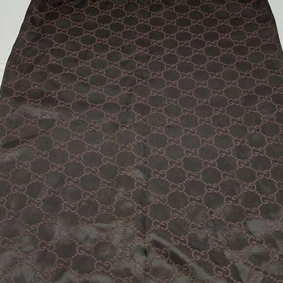 'GUCCI' DRAWSTRING 'GG' MONOGRAM DUST BAG - Picture 5 of 10